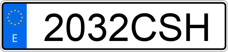 Numer rejestracyjny 2032CSH posiada VOLKSWAGEN POLO