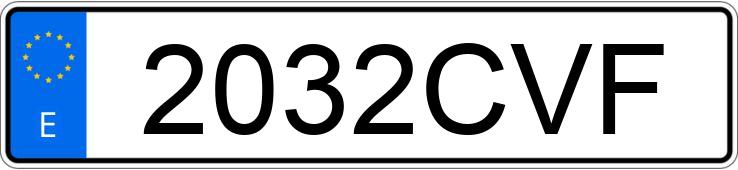 Numer rejestracyjny 2032CVF posiada JEEP WRANGLER