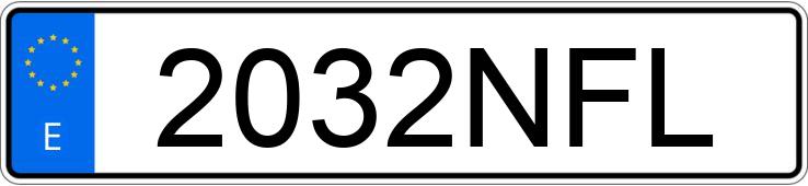 Numer rejestracyjny 2032NFL posiada AUDI A5