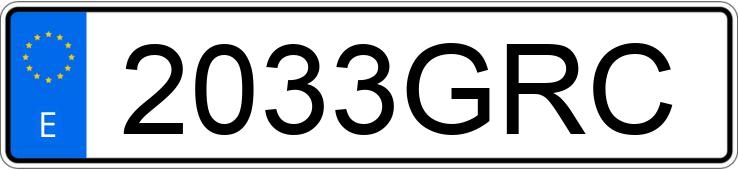 Numer rejestracyjny 2033GRC posiada TOYOTA VERSO