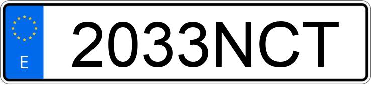 Numer rejestracyjny 2033NCT posiada RENAULT SYMBIOZ