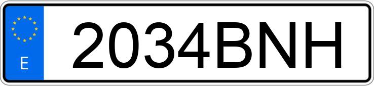 Numer rejestracyjny 2034BNH posiada NISSAN TERRANO II