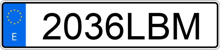 Numer rejestracyjny 2036LBM posiada SKODA FABIA Numer rejestracyjny 2036LBM posiada SKODA FABIA