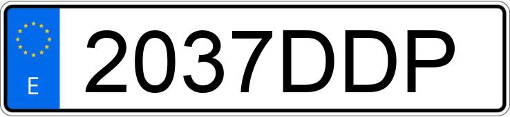 Pirat drogowy w pojeździe o numerach rejestracyjnych 2037DDP