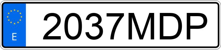 Numer rejestracyjny 2037MDP posiada CITROEN BERLINGO