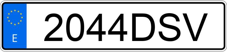 Numer rejestracyjny 2044DSV posiada RENAULT MEGANE