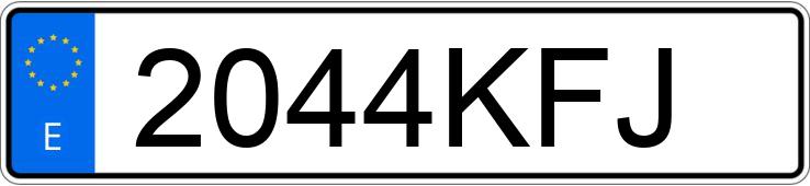 Numer rejestracyjny 2044KFJ posiada AUDI Q3 Numer rejestracyjny 2044KFJ posiada AUDI Q3