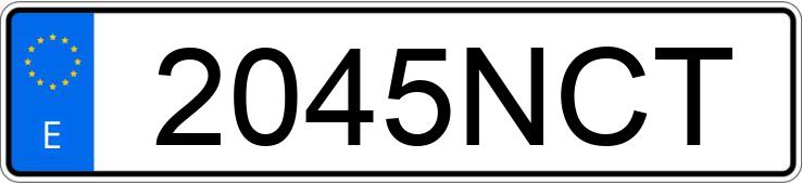 Numer rejestracyjny 2045NCT posiada RENAULT SYMBIOZ
