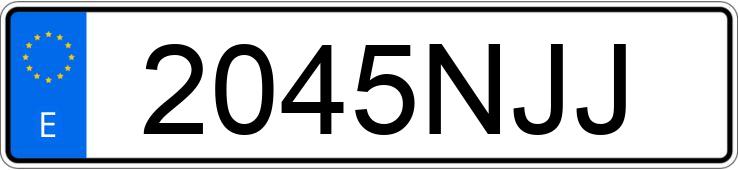 Numer rejestracyjny 2045NJJ posiada MERCEDES CITARO