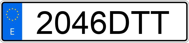 Numer rejestracyjny 2046DTT posiada HYUNDAI GETZ