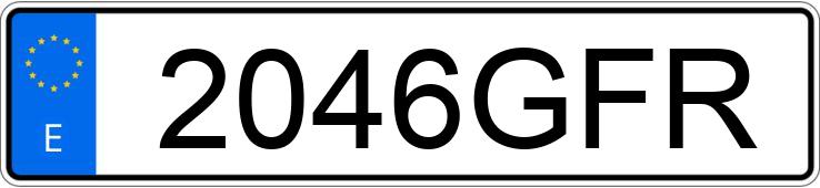 Numer rejestracyjny 2046GFR posiada SEAT IBIZA Numer rejestracyjny 2046GFR posiada SEAT IBIZA