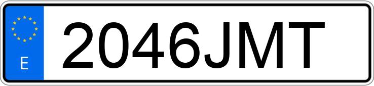 Numer rejestracyjny 2046JMT posiada SEAT ALHAMBRA Numer rejestracyjny 2046JMT posiada SEAT ALHAMBRA