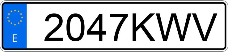 Numer rejestracyjny 2047KWV posiada BMW SERIE 1