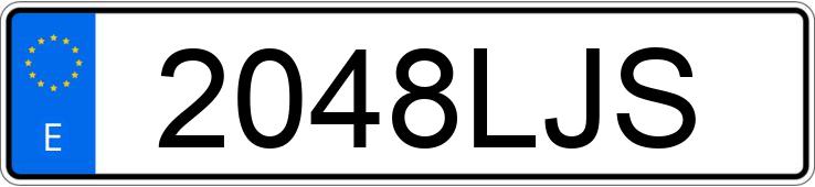 Numer rejestracyjny 2048LJS posiada VOLVO XC40