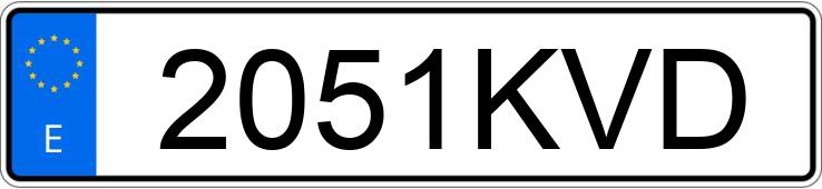 Numer rejestracyjny 2051KVD posiada BMW SERIE 4