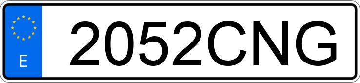 Numer rejestracyjny 2052CNG posiada RENAULT CLIO