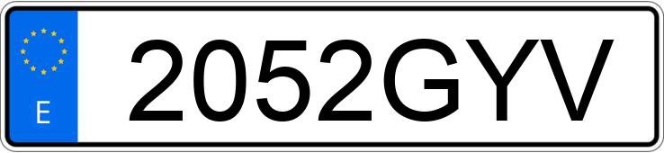 Numer rejestracyjny 2052GYV posiada CITROEN C4