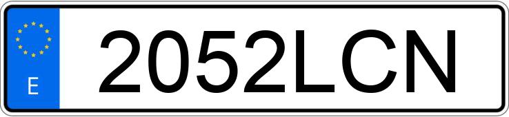 Numer rejestracyjny 2052LCN posiada VOLVO XC60