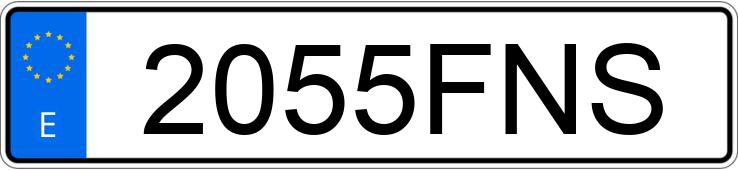 Numer rejestracyjny 2055FNS posiada YAMAHA FZ6