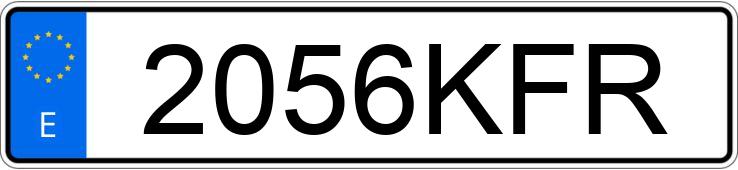 Numer rejestracyjny 2056KFR posiada CITROEN C4 PICASSO 5PZ