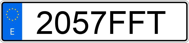 Numer rejestracyjny 2057FFT posiada IRISBUS EURORIDER