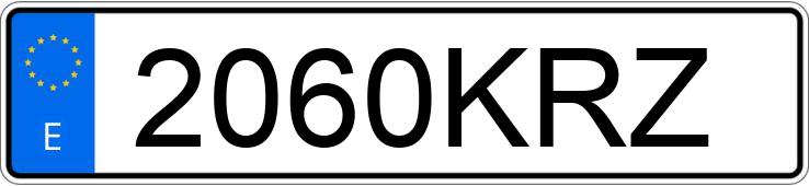 Numer rejestracyjny 2060KRZ posiada FIAT 500 Numer rejestracyjny 2060KRZ posiada FIAT 500