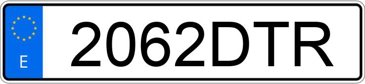 Numer rejestracyjny 2062DTR posiada FORD FIESTA