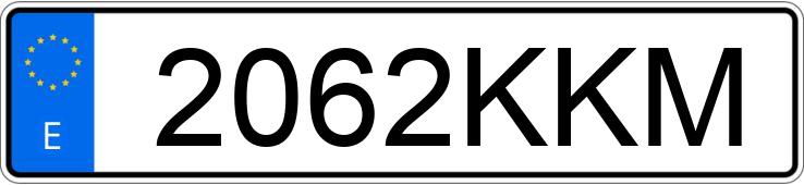 Numer rejestracyjny 2062KKM posiada DACIA SANDERO