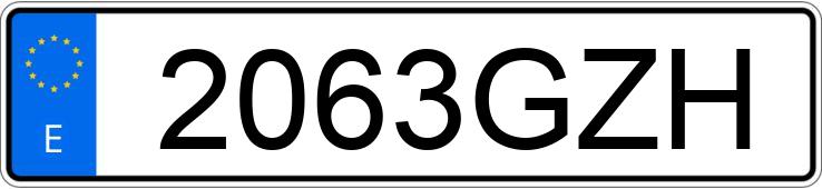 Numer rejestracyjny 2063GZH posiada MERCEDES C (204)