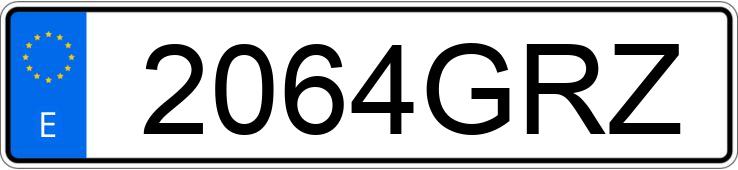 Numer rejestracyjny 2064GRZ posiada TOYOTA RAV4