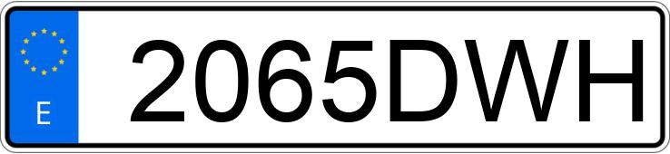 Numer rejestracyjny 2065DWH posiada AUDI A6