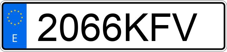 Numer rejestracyjny 2066KFV posiada BMW SERIE 7