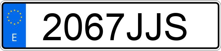 Numer rejestracyjny 2067JJS posiada TOYOTA YARIS