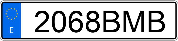 Numer rejestracyjny 2068BMB posiada MERCEDES ATEGO