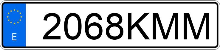 Numer rejestracyjny 2068KMM posiada VOLVO S90