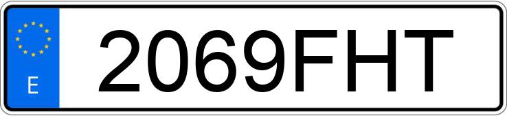 Numer rejestracyjny 2069FHT posiada MORGAN 4/4