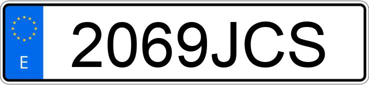 Numer rejestracyjny 2069JCS posiada INFINITI Q50