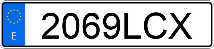 Numer rejestracyjny 2069LCX posiada BMW X5