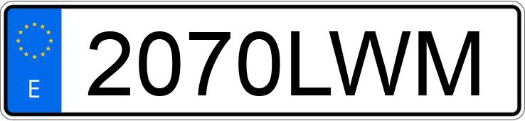 Numer rejestracyjny 2070LWM posiada FORD ECOSPORT Numer rejestracyjny 2070LWM posiada FORD ECOSPORT