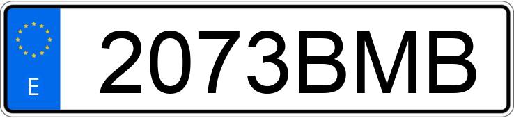 Numer rejestracyjny 2073BMB posiada MERCEDES ACTROS