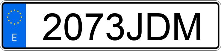 Numer rejestracyjny 2073JDM posiada PEUGEOT 2008