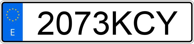 Numer rejestracyjny 2073KCY posiada VOLKSWAGEN GOLF Numer rejestracyjny 2073KCY posiada VOLKSWAGEN GOLF