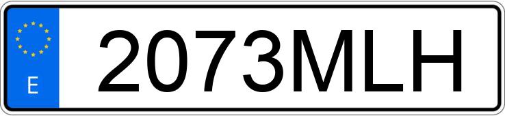 Numer rejestracyjny 2073MLH posiada AUDI A3