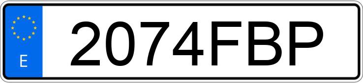 Numer rejestracyjny 2074FBP posiada CITROEN C4