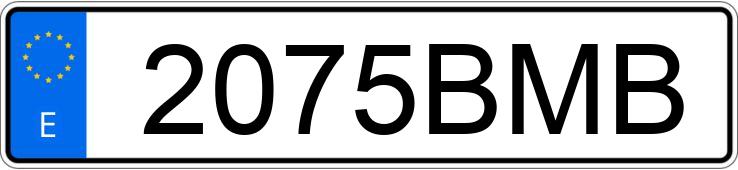 Numer rejestracyjny 2075BMB posiada MERCEDES ACTROS