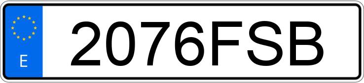 Numer rejestracyjny 2076FSB posiada PEUGEOT J-5