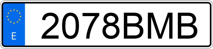 Numer rejestracyjny 2078BMB posiada MERCEDES ATEGO