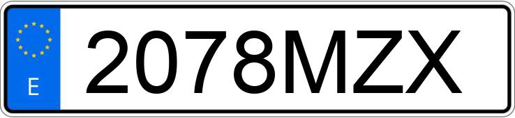 Numer rejestracyjny 2078MZX posiada CUPRA LEON