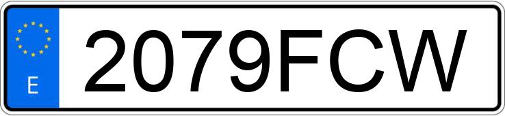 Numer rejestracyjny 2079FCW posiada PEUGEOT 307 Numer rejestracyjny 2079FCW posiada PEUGEOT 307