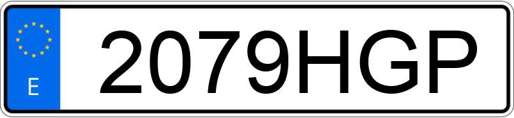 Numer rejestracyjny 2079HGP posiada BMW SERIE 1